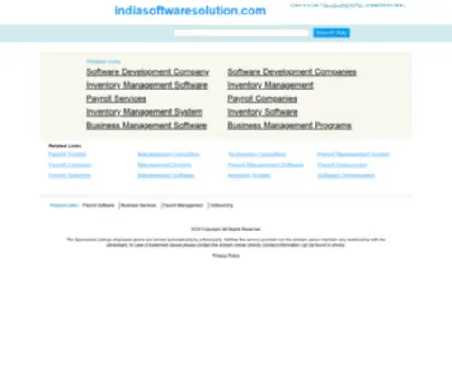 Indiasoftwaresolution.com(Indiasoftwaresolution) Screenshot