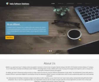 Indiasoftwaresolutions.com(India Software Company) Screenshot