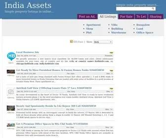 Indiassets.com(India Property Real Estate Assets Flat Apartment) Screenshot