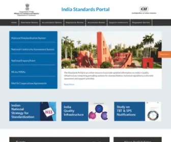 Indiastandardsportal.org(India Standards Portal) Screenshot