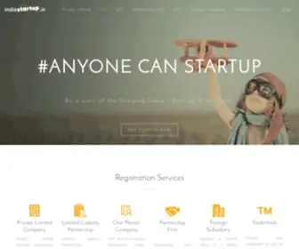 Indiastartup.in(Company Registration in Bangalore) Screenshot