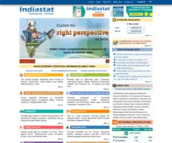 Indiastat.com(Socio-Economic Statistics India, Statistical Data Figures 2022) Screenshot