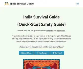 Indiasurvivalguide.com(Arriving in India) Screenshot