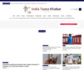 Indiataazakhabar.com(India Taaza Khabar) Screenshot