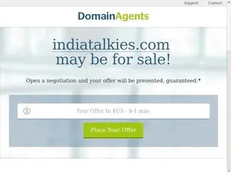 Indiatalkies.com(May be for sale) Screenshot