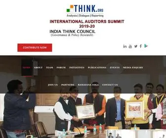 Indiathink.org(India Think Council) Screenshot