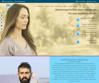 Indiatm.org(Official Transcendental Meditation India Website. Transcendental Meditation) Screenshot