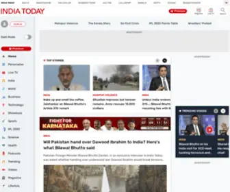 Indiatoday.com(Bollywood, Cricket, Business, Politics) Screenshot