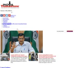Indiatomorrow.net(Homepage) Screenshot