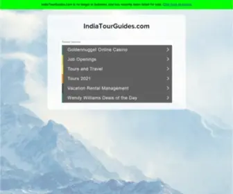 Indiatourguides.com(Tour To India) Screenshot