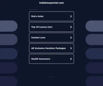 Indiatourportal.com(Tour Operators India) Screenshot