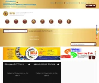 Indiatradefair.com(India Trade Promotion Organisation about) Screenshot