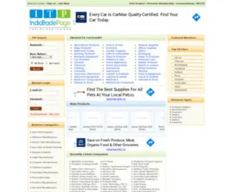 Indiatradepage.com(India trade Pages & Business Directory of Indian) Screenshot
