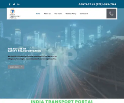 Indiatransportportal.com(India Transport Portal) Screenshot