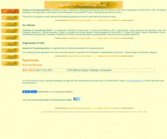 Indiatrauma.org(Academy of Traumatology (India)) Screenshot