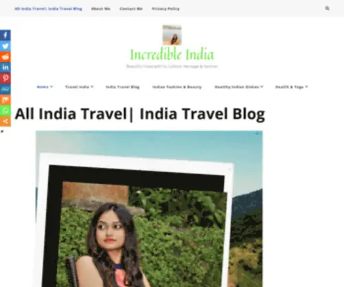 Indiatravel-Blog.com(India Travel Blog) Screenshot