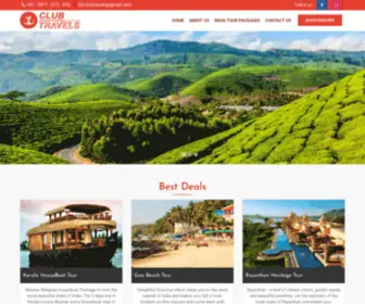 Indiatravelclub.com(Info India Travel) Screenshot