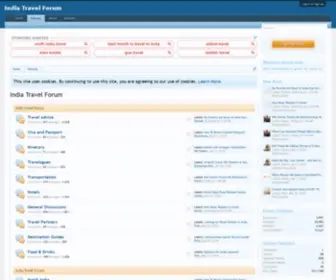 Indiatravelforum.in(India travel forum) Screenshot