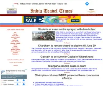 Indiatraveltimes.com(India Travel Times) Screenshot