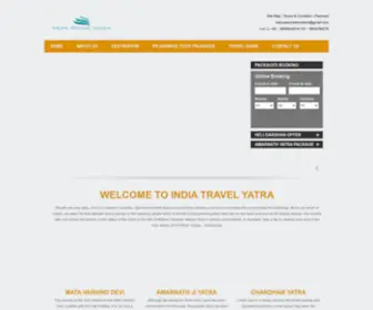 Indiatravelyatra.com(India Travel Yatra) Screenshot