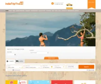 Indiatriptravel.com(India Trip Travel) Screenshot