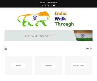 Indiawalkthrough.com(Know india more) Screenshot