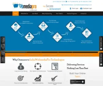 Indiawebmediapro.com(App Development Company) Screenshot