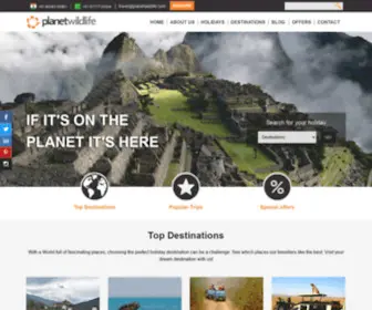 Indiawildlife.com(PlanetWildlife) Screenshot