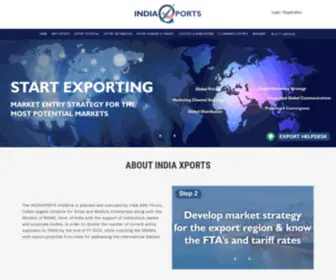Indiaxports.com(India Xports) Screenshot
