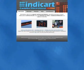 Indicart.com.ar(INDICART Carteles Electrónicos) Screenshot