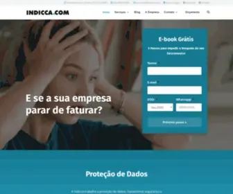 Indicca.com.br(Servidores e Comunicação) Screenshot