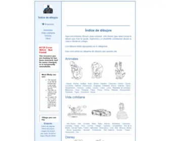 Indicededibujos.com(Índice) Screenshot
