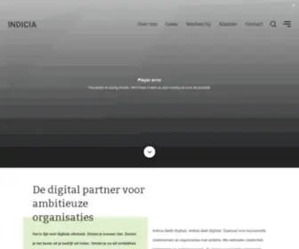 Indicia-Interactiv.nl(Het is jouw bedrijf) Screenshot