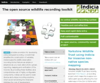 Indicia.org.uk(Home) Screenshot