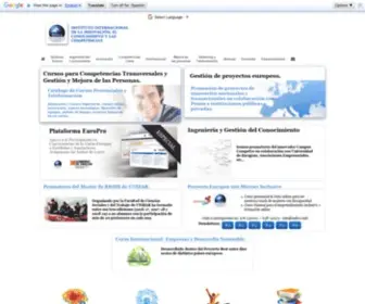 Indico.info(Proyectos Europeos) Screenshot
