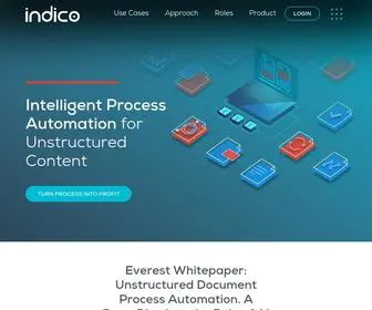 Indico.io(Intelligent Process Automation for the Enterprise) Screenshot