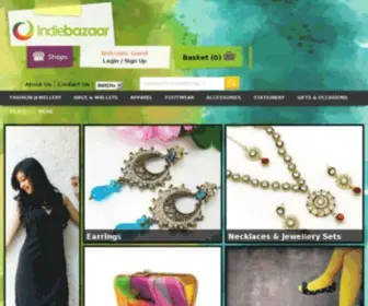 Indiebazaar.com(Shop online for Earrings) Screenshot