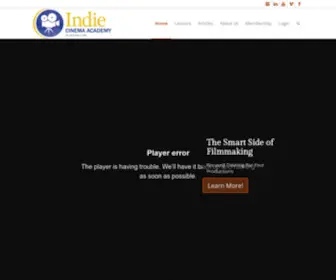 Indiecinemaacademy.com(Indie Cinema Academy) Screenshot