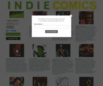 Indiecomicsmagazine.com(Indie Comics Magazine) Screenshot