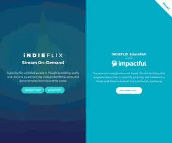 Indieflix.com(Independent films online) Screenshot