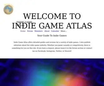 Indiegameatlas.com(Gaming blog) Screenshot