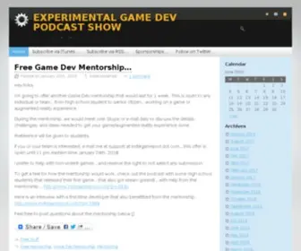 Indiegamepod.com(Experimental Game Dev Podcast Show) Screenshot