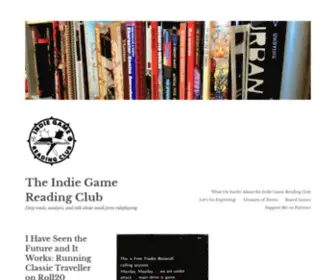 Indiegamereadingclub.com(The Indie Game Reading Club) Screenshot