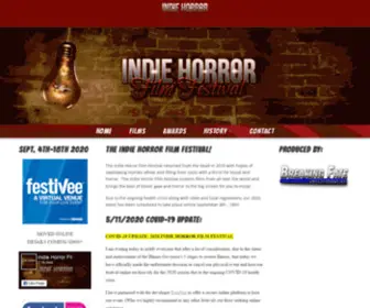 Indiehorrorfest.com(Indie Horror Film Festival) Screenshot