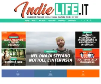 Indielife.it(Magazine indipendente dedicato agli artisti emergenti) Screenshot