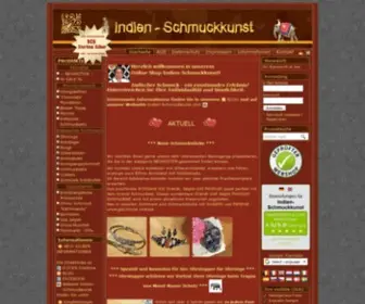 Indien-SChmuckkunst.de(Anhänger) Screenshot