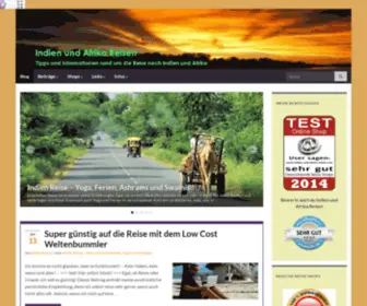 Indien-UND-Afrika-Reisen.com(Indien und Afrika Reisen) Screenshot