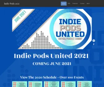 Indiepodsunited.com(Virtual Podcast Event) Screenshot