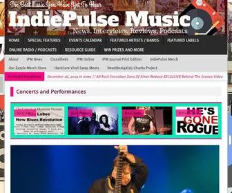 Indiepulsemusic.com(IndiePulse Music Magazine) Screenshot