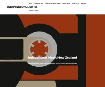 Indies.co.nz(New Zealand's voice for independent record labels and distributors) Screenshot